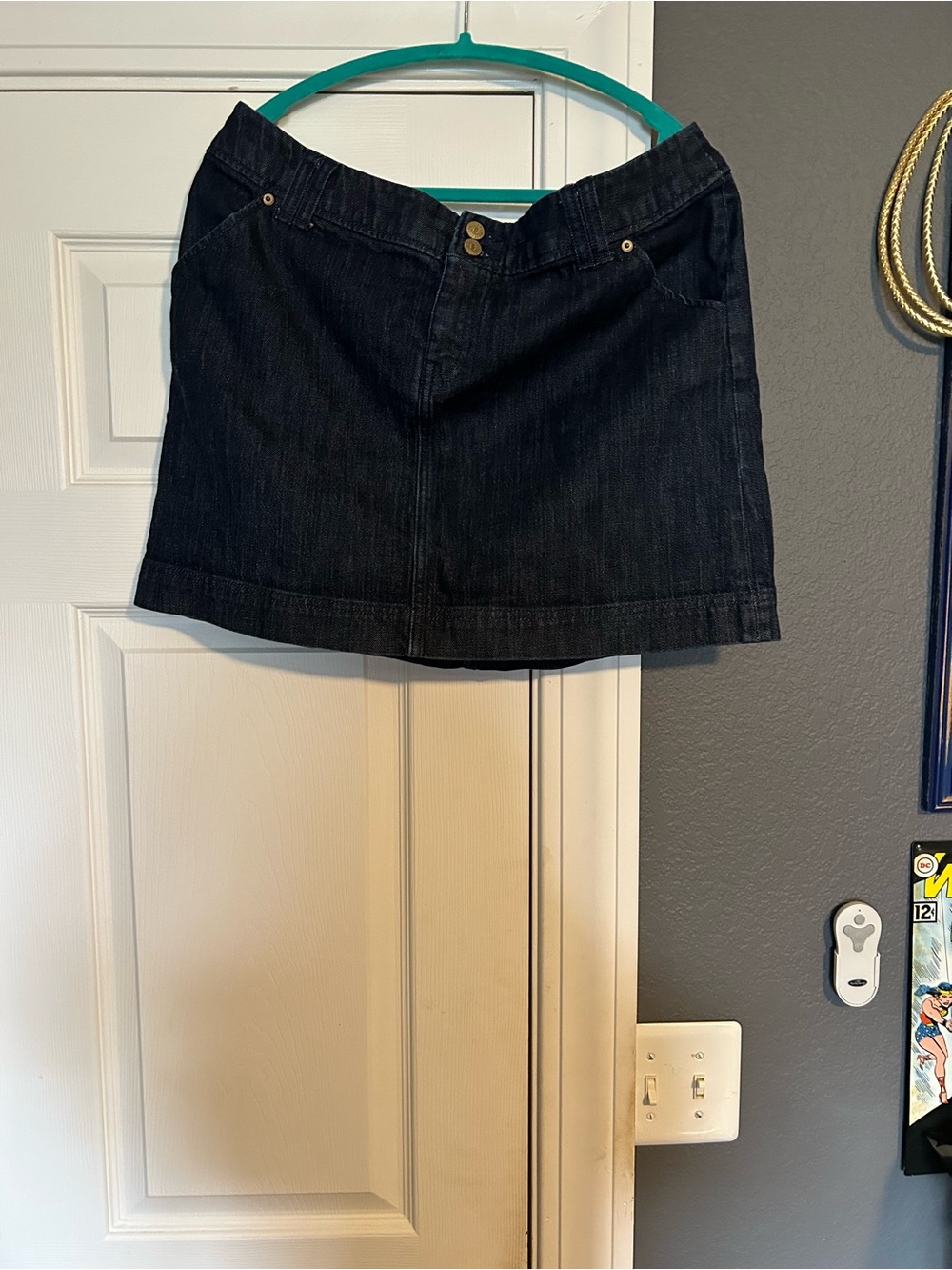 Lilly Pulitzer Dark Wash Denim Mini Skirt